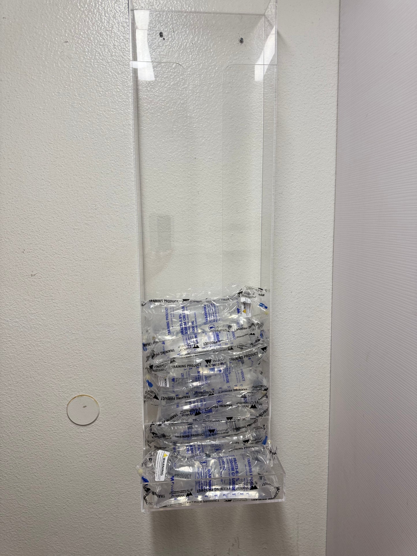 Wall-Mounted IV Bag Storage, Acrylic Affordable Upgrade
