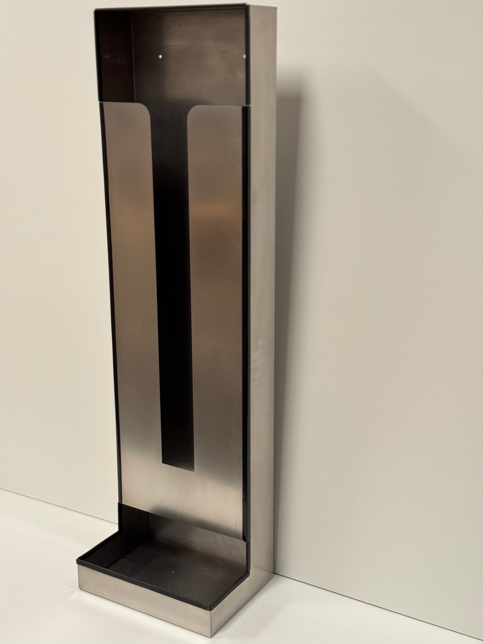 Premium Stainless Steel Clinic Fixture, Wall Mounted Gravity Fed IV Bag Storage “FIFO” Design 