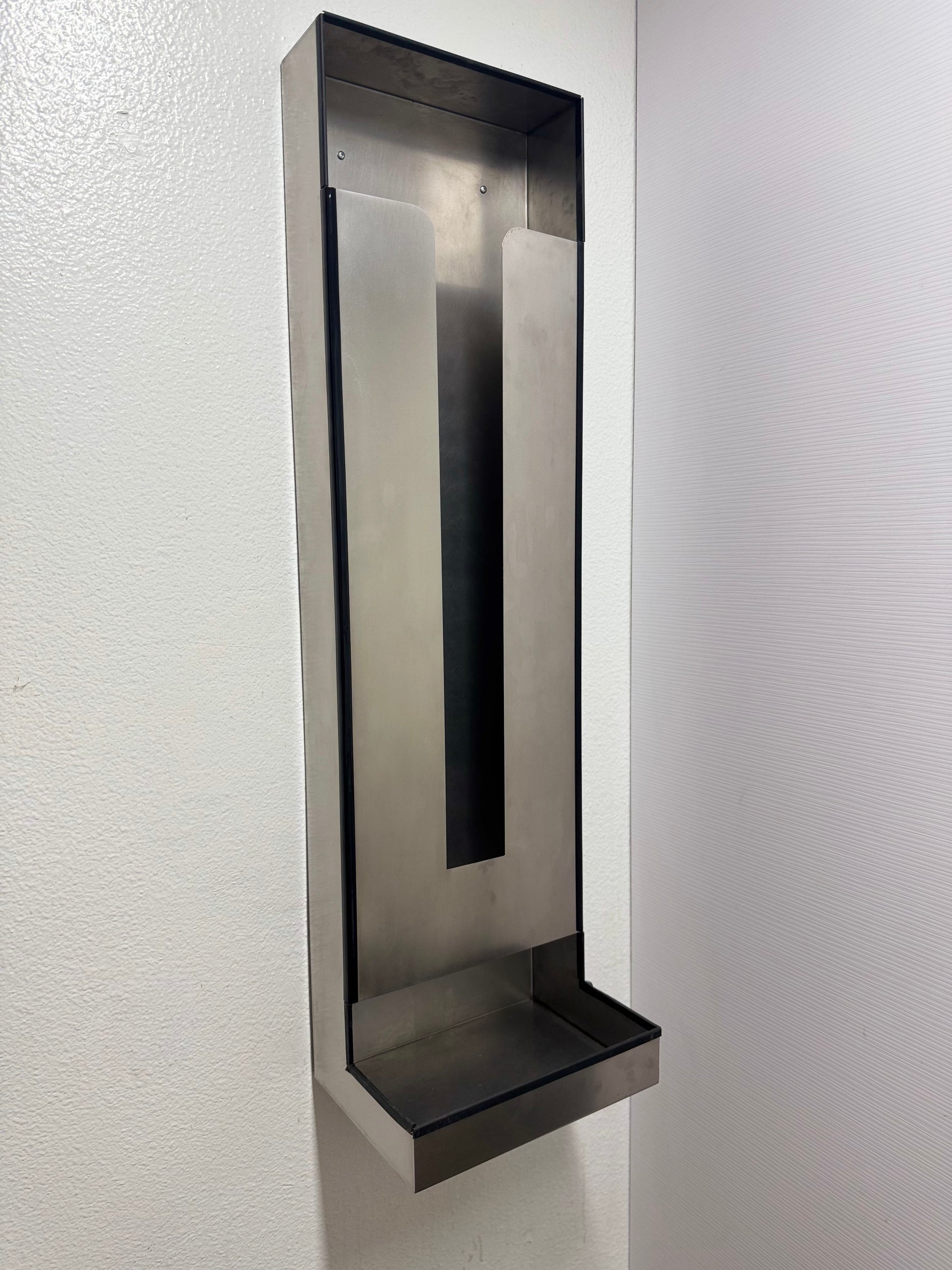 Premium Clinic Fixture, Wall Mounted Gravity Fed IV Bag Storage “FIFO” Design 